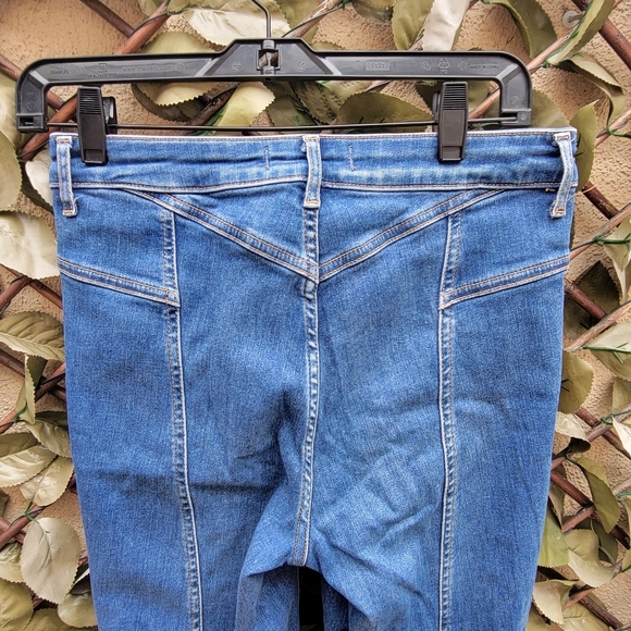 Free People We The Free Riley Back Seam Jeans Size 28" 28 x 27 High Rise - Picture 4 of 7